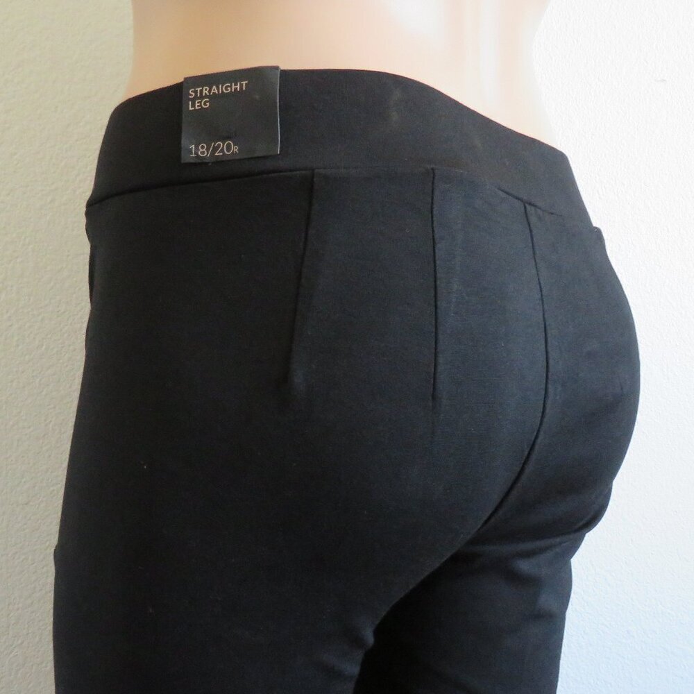 LANE BRYANT Jeans Women Straight Leg Ponte Trouser Pants Plus Size 18/20 Reg NWT